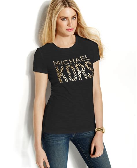 michael kors logo shirts womens|michael kors summer tops.